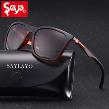 SAYLAYO новые винтажные Модные поляризованные солнцезащитные очки женские очки для вождения автомобиля защита UV400 ретро очки