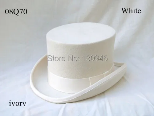 Boys white top hat Clearance