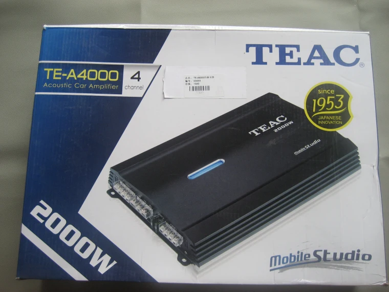 Teac 4 encoding audio car amplifier te 