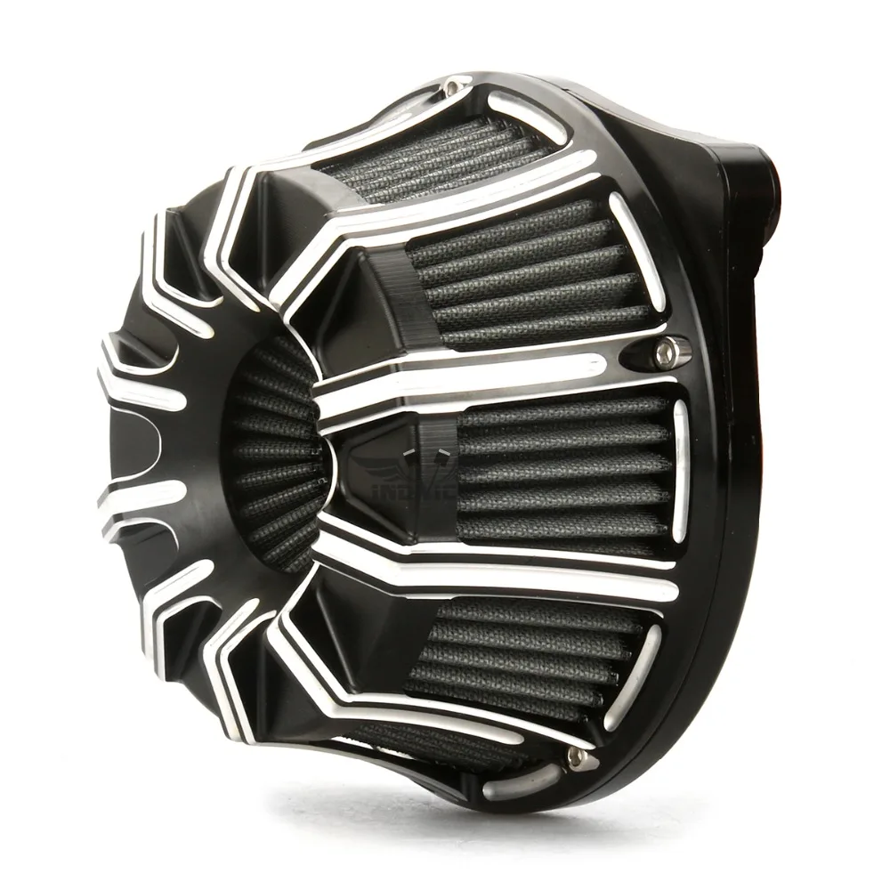 Najtaniej Wskaźnik filtry powietrza dla Harley breakout 2018 2019, filtry powietrza FLTRX FLHR FLHX FLHTCU wloty powietrza 17 19 czarny