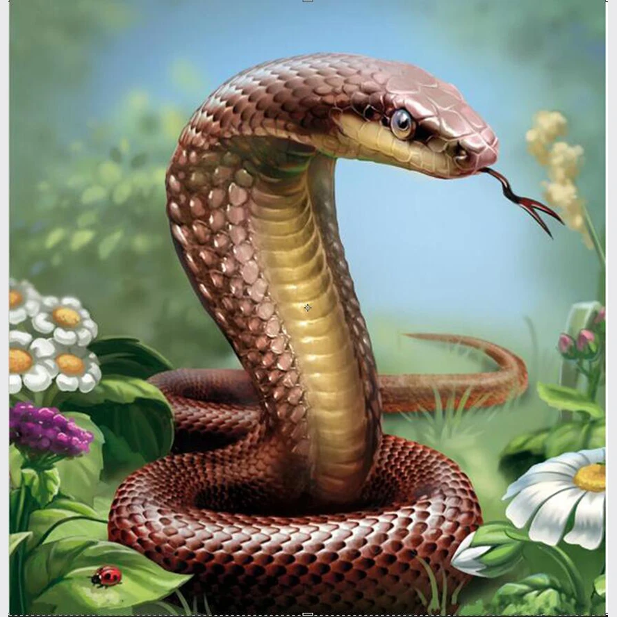 Terpopuler 30 Gambar Ular Cobra Keren 3d Arti Gambar