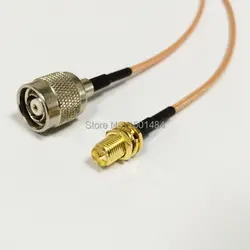 Новый RP-SMA женские Jack разъем Переключатель RP-TNC штекер конвертер RG316 кабель 15 см 6 "адаптер