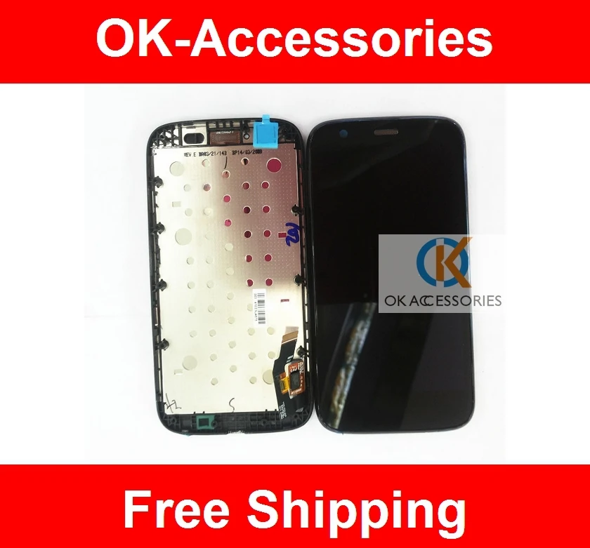 

Black Color 1PC/Lot For Motorola G  For Moto G XT1032 LCD Display+Touch Screen Digtizer Assembly With Frame