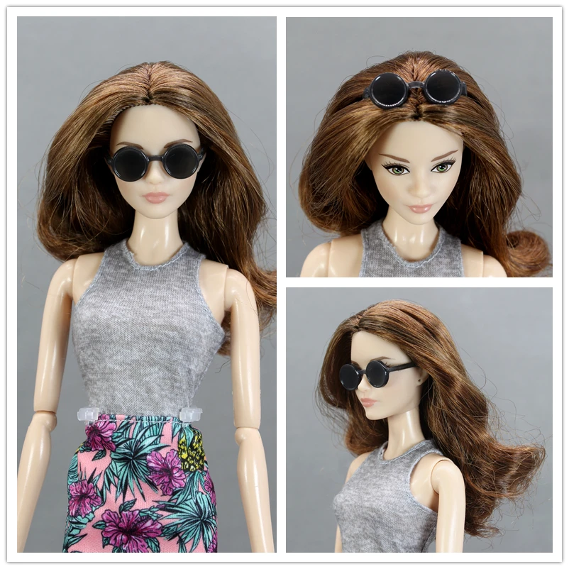 Оригинальные кукольные солнцезащитные очки/разные стили, модные разноцветные аксессуары для 1/6 куклы Barbie Kurhn GiftToys для девочек