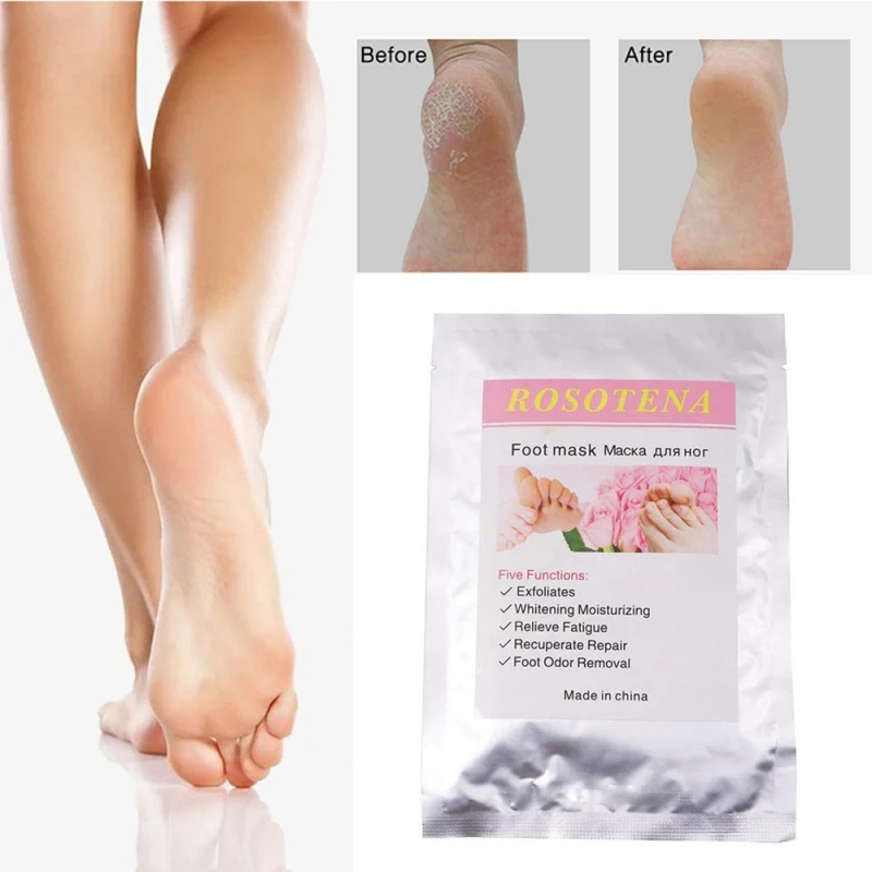 

2Pcs/Pair UExfoliating Foot Mask Pedicure Socks Exfoliation for Feet Mask Remove Dead Skin Heels Foot Peeling Mask for Legs