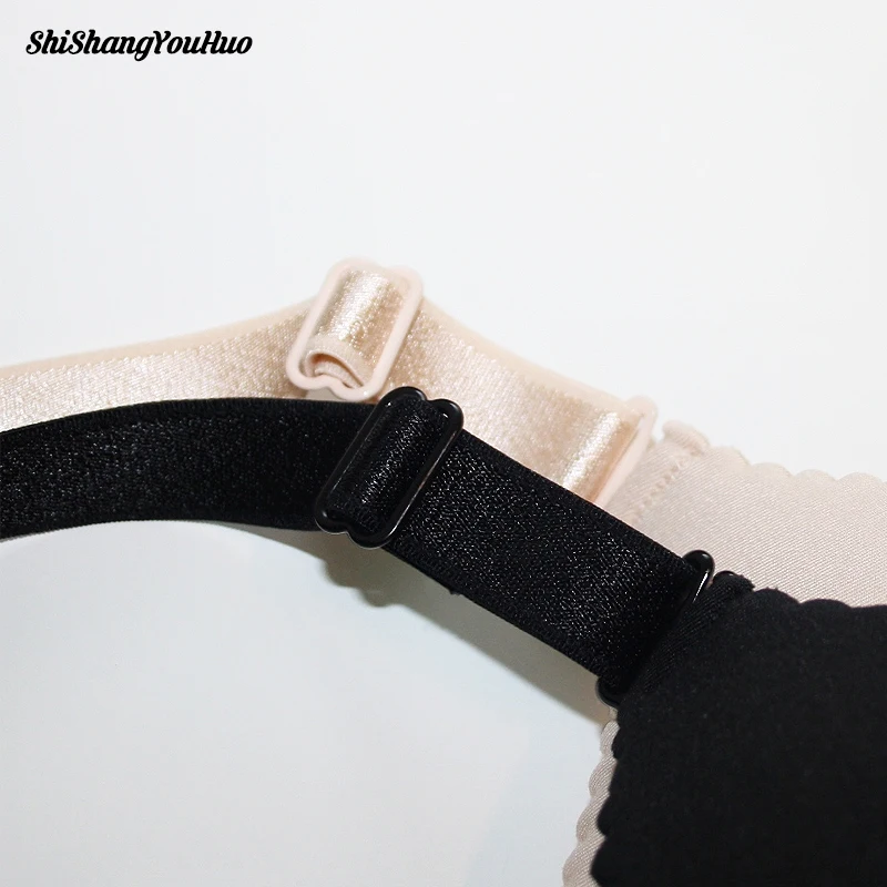 Sexy Deep U Cup Bras For Women Push Up Lingerie Seamless Bra Wire Free Bralette Backless Plunge Intimates Female Underwear 2019