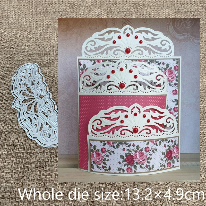 

New Design Craft Metal Cutting Die cut dies 3pcs wavy flower card decoration scrapbook Album Paper Card Craft Embossing die cuts