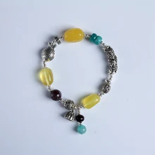 Браслеты JIUDUO, 925 серебро, натуральный янтарь, классические браслеты из пчелиного воска для женщин, хорошее ювелирное изделие для мужчин