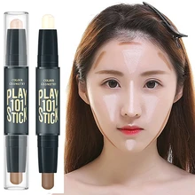 Make-up Iluminador Highlighter Gesicht Concealer Contouring Bronzer Textmarker Stift Kosmetische 3D Make-Up Corrector Kontur Stick