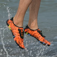 Мужская обувь для бассейна Лето г. пляжная обувь быстросохнущая Женская дышащая Удобная нескользящая обувь для серфинга унисекс