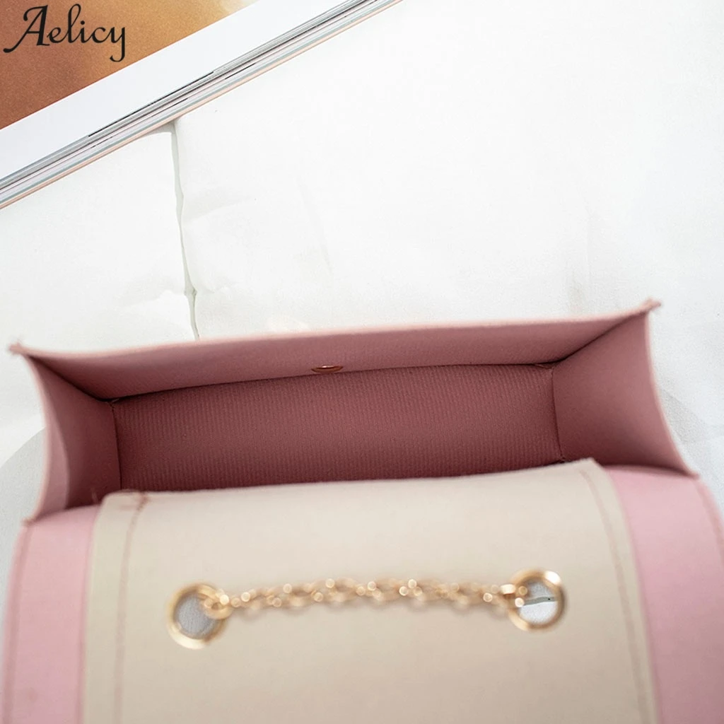 Aelicy женская элегантная однотонная сумка из искусственной кожи модная