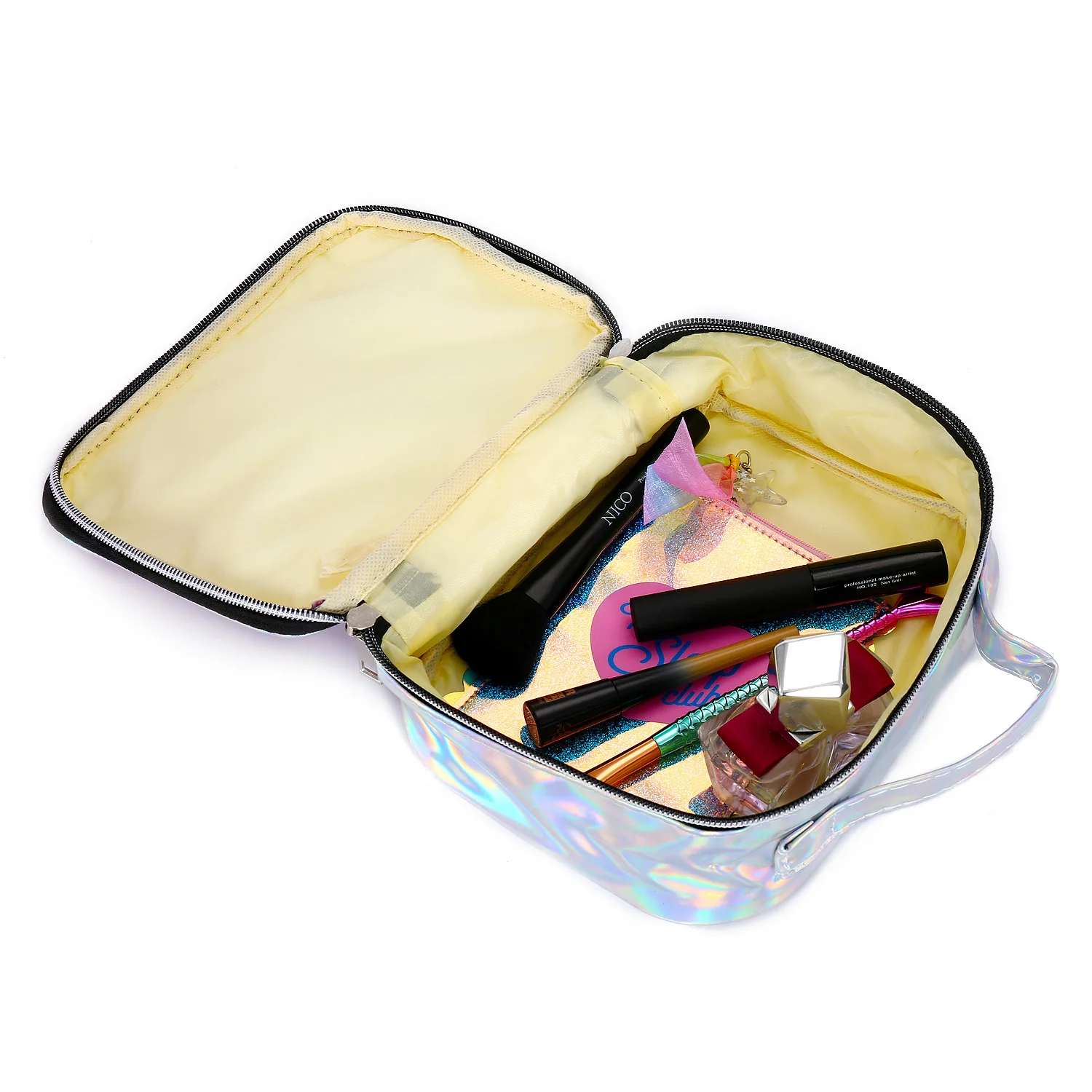 BBL голограмма сумка лазерная сумка женская косметичка Единорог милые косметички голографическая нарядная сумка для косметических принадлежностей для путешествий