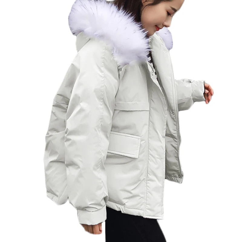 Pink Pain Fourrure Vers Vêtements Coton black naked D'hiver Le Vestes Parkas Femelle Survêtement Chaud White A949 Femmes Lâche gray Capuche Courtes pink À Chic Manteau De Col Bas Nouvelle caramel Colour HCwwnp7dq
