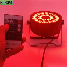 24x12 Вт Светодиодный светильник с пультом дистанционного управления rgbw 4в1 12 Вт плоский светильник dmx512 профессиональный сценический светильник