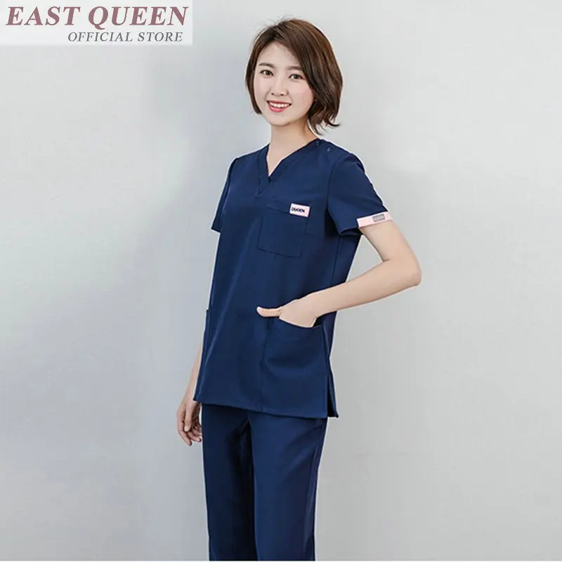 Униформа медсестры одежда медсестра медицинская одежда халаты клинических форма женская косметичка массаж салон красоты униформа для сотрудниц спа-салонов FF503 - Цвет: 7