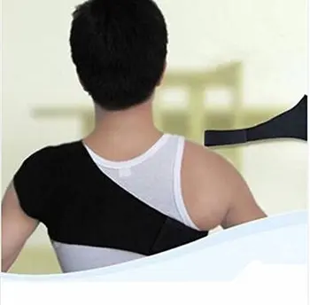 

1Pc Single Shoulder Support Bandage Fitness Brace Gym Product Tennis Sport Training Equipment Shoulder Belt Left Shoulder