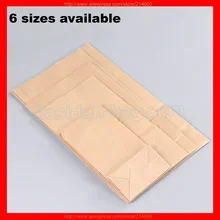 4000 шт./лот) Размер w13xh21.5xd7cm крафт-бумаги Хлеб чай мешок конфет