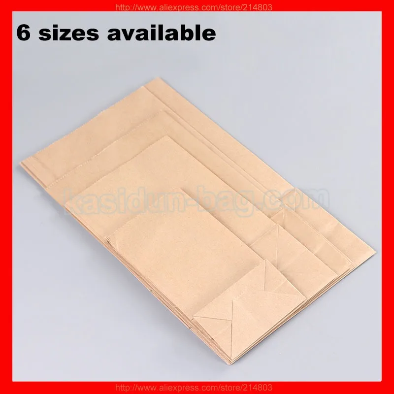 (4000 개/몫) size W13xH21.5xD7cm 도매 크래프트 종이 빵 차 사탕