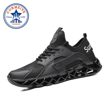 

Light Soft Men Sport Shoes Lace-up Low Toe Man Running Shoes Outdoor Cushioning Non-slip Wear Resistant Jogging Athletic Shoes