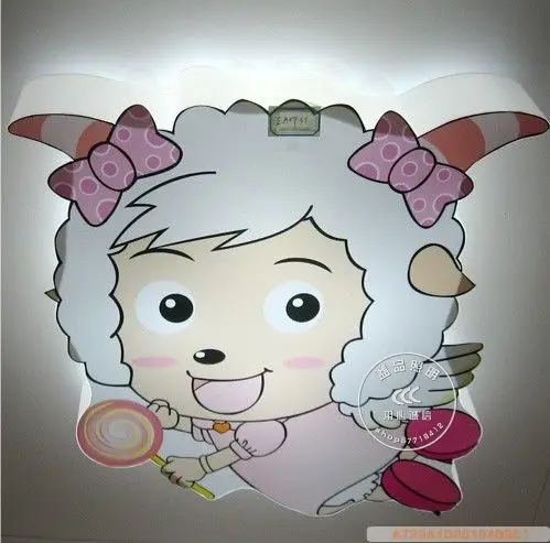 

Wall lamp child light cartoon child real decoration wall lamp bed-lighting eye-lantern