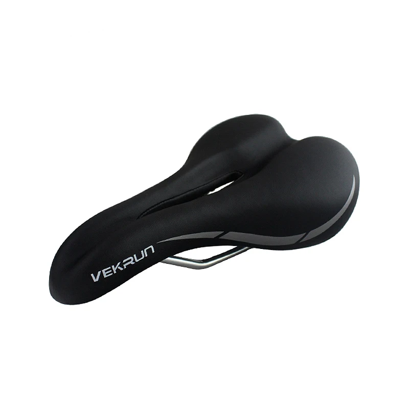 Vekrun-Bicycle Saddle, Comfortable, Hollow, Breathable, Big Cushion, Thick, Wide, Mountain Bike, Shockproof, Cycling Seat
