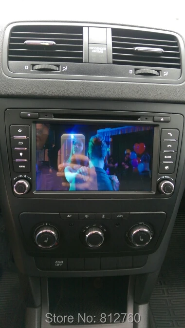 Discount Android 9.0 Octa Core 4G RAM 1024x600 Car DVD GPS For Skoda Octavia 2012 2013 Car Radio Head unit WiFi 3G Video Audio Player 3