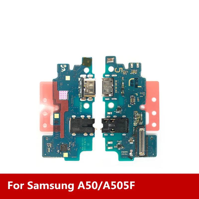 

New USB Charging Dock Port + Microphone For Samsung A50/A505F Headphone audio jack General Charging Modul Data Interface