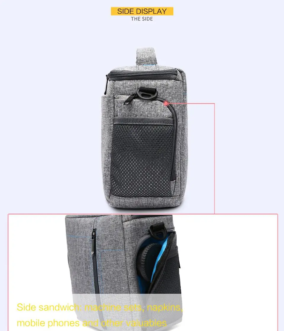 Открытый Универсальный портативный водонепроницаемый DSLR камера сумка на плечо чехол холст для Nikon для Canon