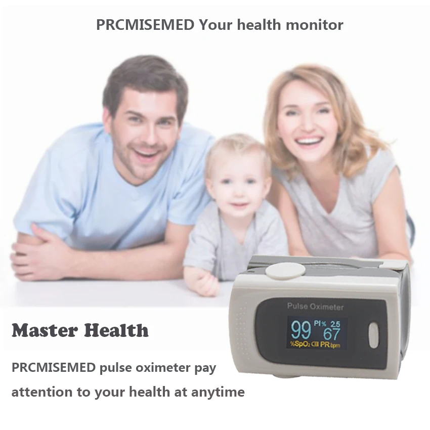 

Household Health Monitors Oximeter CE Medical Heart Rate Monitor LED Fingertip Pulse Oximeter Finger Blood Oxygen