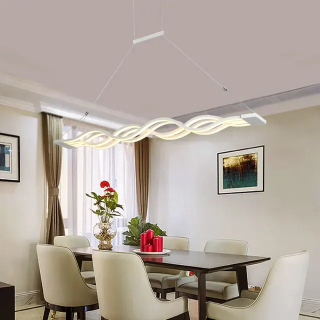 Moderne Led Hanglampen Eetkamer Woonkamer AC90 260V Acryl Hanglamp ... Moderne Led Hanglampen Eetkamer Woonkamer AC90 260V Acryl Hanglamp ...