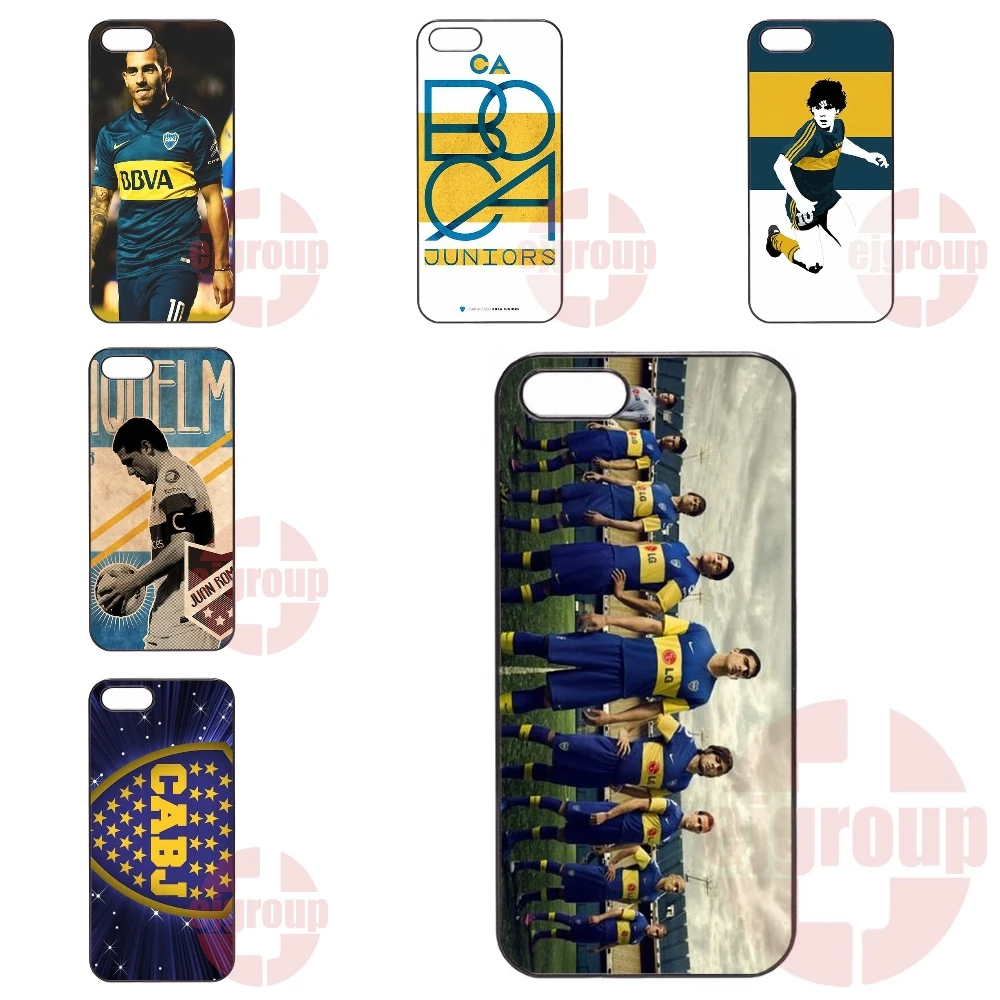 Design Black Skin Phone For Apple iPhone 4 4S 5 5C SE 6 6S 7 7S Plus 4.7 5.5 iPod Touch unique BOCA JUNIORS |