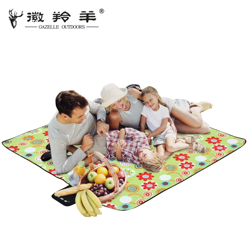 

GAZELLE Waterproof Picnic Mat Folding Camping Mat Portable Beach Pad Outdoor Camping Beach Pad Multiplayer Baby Crawling Blanket