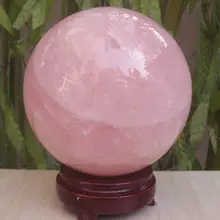 Ddh001107 ПРИРОДНЫЙ РОЗОВЫЙ КВАРЦ ХРУСТАЛЬНЫЙ ШАР BALL Исцеление