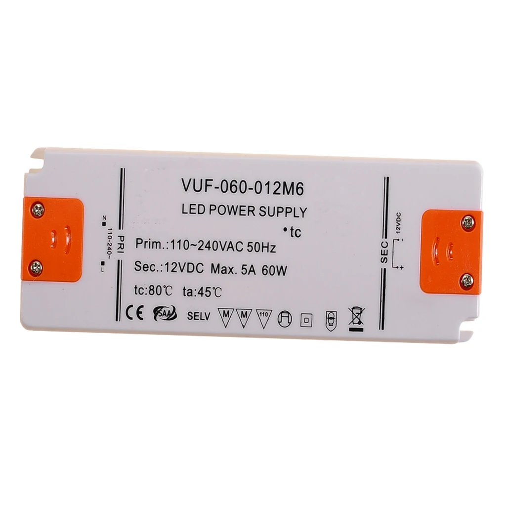 LED Transformer 265V TO DC 12V,Driver Supply Constant Voltage Power for Lights