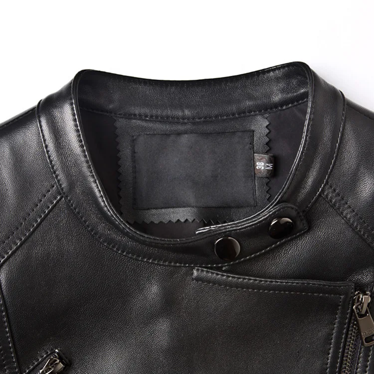 Pour Moto Peau Manteau Réel Zip Femmes Mouton De Court En Veste Couro Vestes Doux 100 Survêtement Cuir Véritable Black 2018 Jaqueta Mince 6aEBwqnW