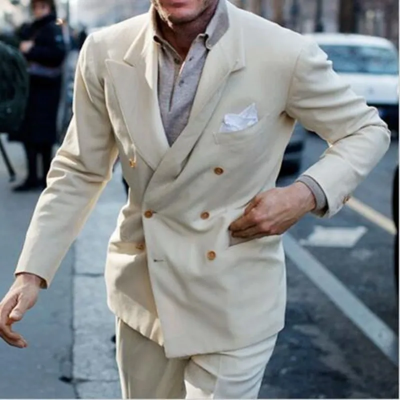 cream blazer mens