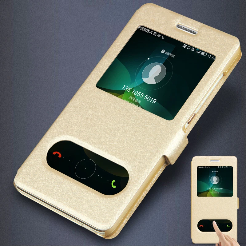 Meizu M3 Mini/Meizu M3S MIni Leather Case With Window View High Quality Protector Flip Cover Case For Meizu M3S Mobile Phone