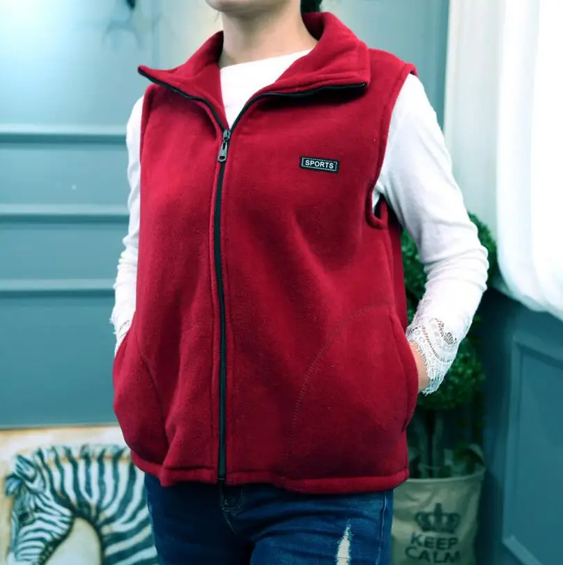 Buy New Women Polar Fleece Vest spring autumn