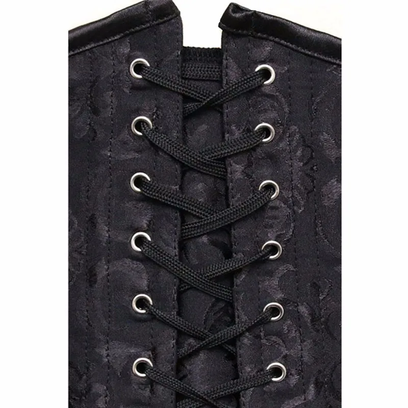 26-Steel-Double-Boned-Overbust-Long-Torso-Corset-and-bustiers-waist-training-corsets-Shapewear-cincher-Plus