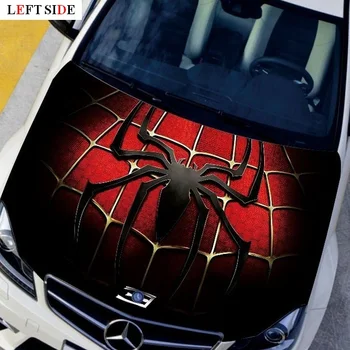 

LEFT SIDE Car Stickers 3 Designs Cartoon Car Stickers Classical Film Cool Spider Customize Size Bonnet Waterproof High Quality