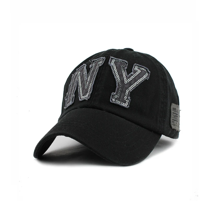 FETSBUY Модная хлопковая бейсбольная кепка мужская Snapback шляпа для мужчин Женская солнцезащитная Кепка Bone Gorras вышитая Кепка s Весенняя Кепка