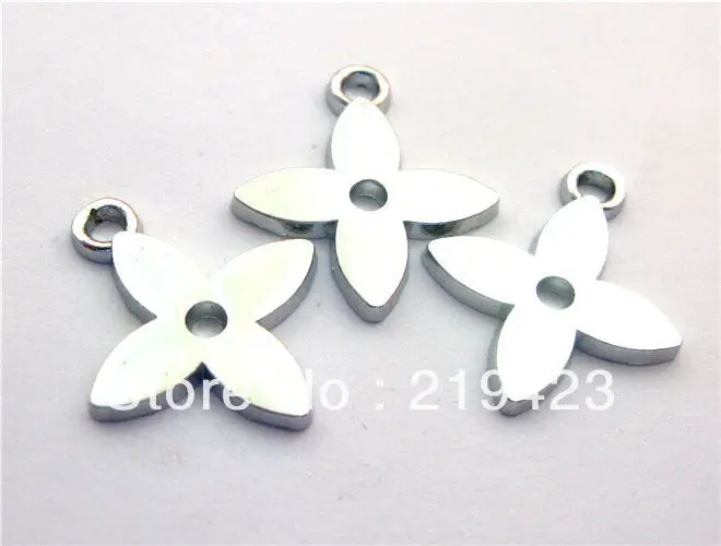 100pcs 21x24mm zinc alloy flower DIY Hang Charms Pendands Jewelry accessories Fit cellphone key chain and so on