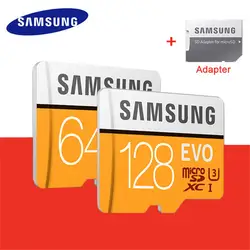 SAMSUNG EVO Micro SD 128 GB Class10 UHS-I U3 Microsd tf carte 64 GB карта памяти 32 GB картао де memoria бесплатная адаптер mini подарок