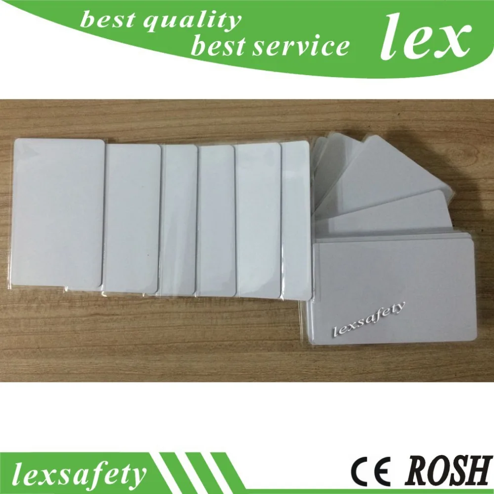 100 шт. 125 кГц EM4305 RFID пустая карта белый смарт-карт id карты для контроля доступа/система парковки/замок двери отеля