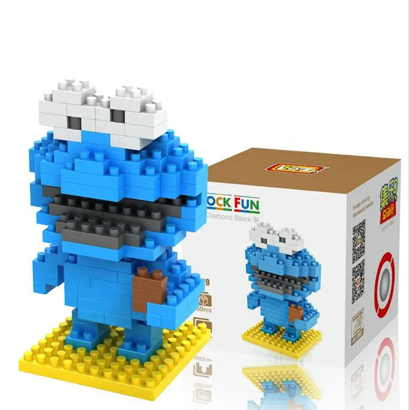 

Big Bird Sesame Street LOZ Diamond Building Blocks Best Gift For Kids Mini Bricks Patience Compatible With gift