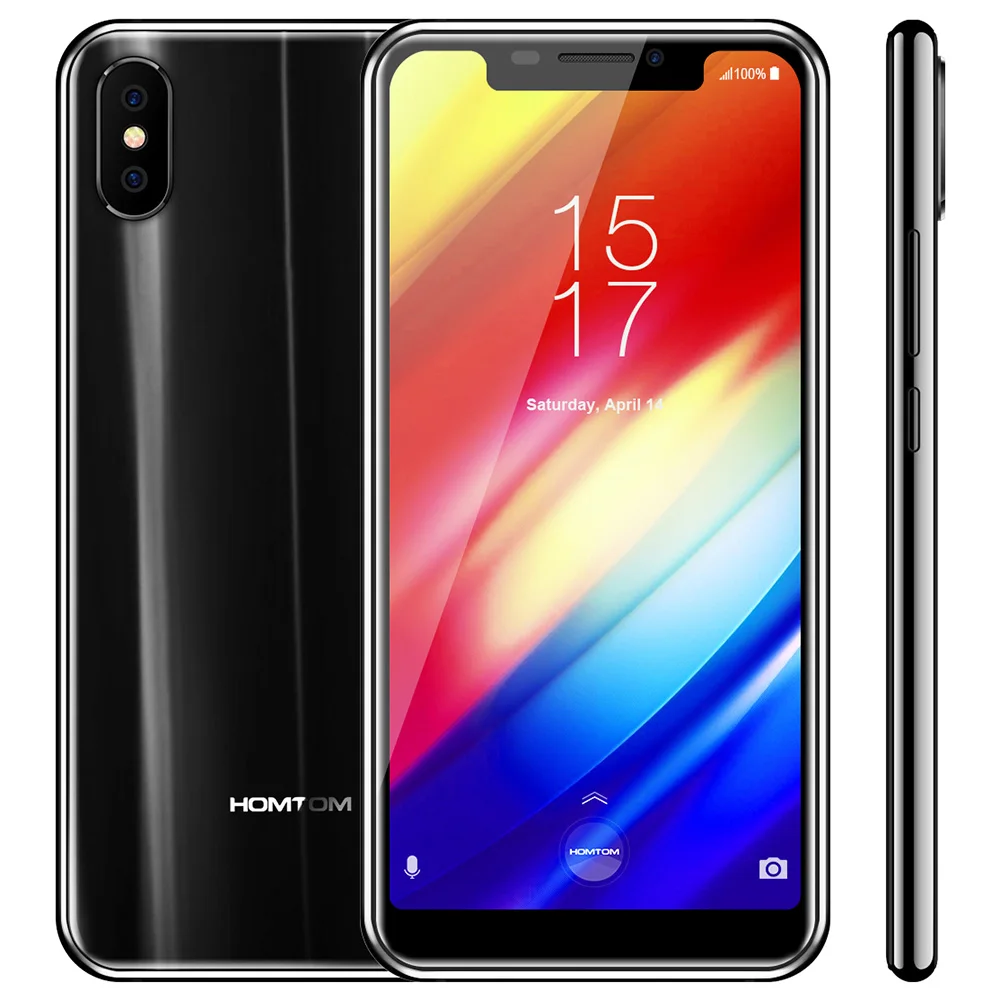 HOMTOM H10 мобильный телефон 4G 5 85 дюймов Android 8 1 MT6750T B Оперативная память 6 Встроенная