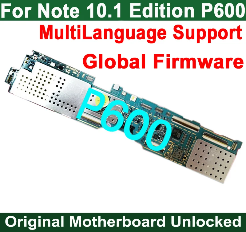 

HAOYUAN.P.W Original Full Work Unlock Motherboard Circuits For Samsung Galaxy Note 10.1 Edition P600 Electronic Panel Global