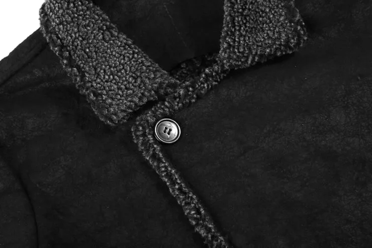 Мужская Зимняя шерстяная Длинная тонкая Толстая теплая куртка из искусственного меха, Мужское пальто, европейский стиль, модный бренд, повседневная кашемировая куртка в стиле ретро