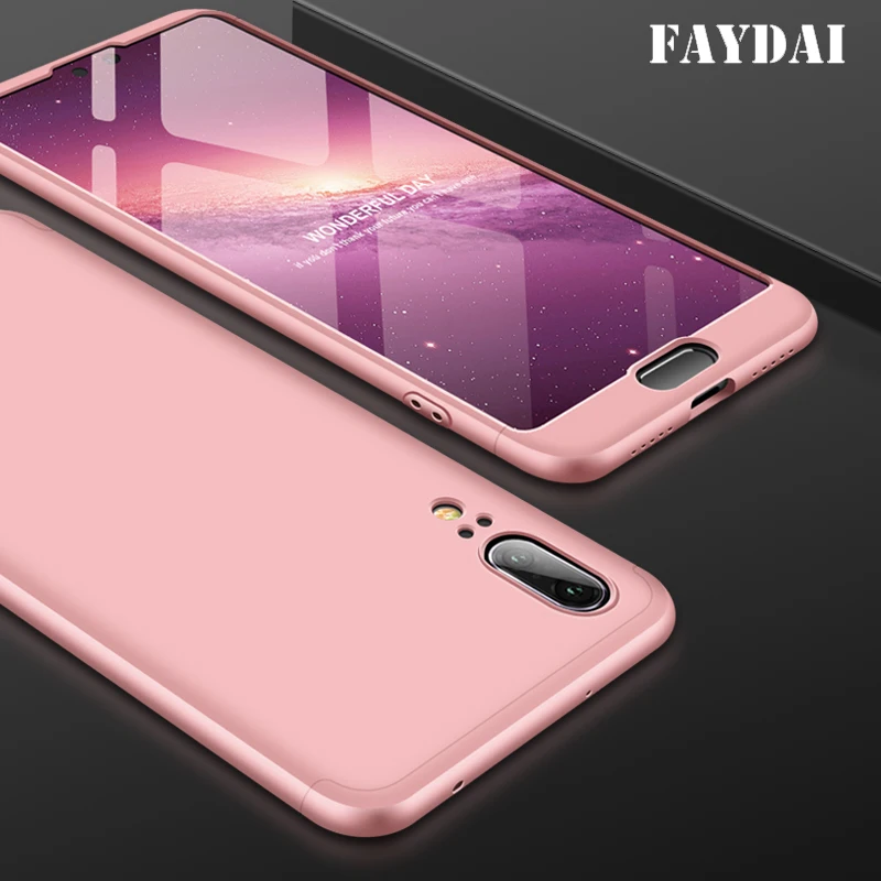 FAYDAI Luxury 360 Full Protection Ultra Thin Case For Huawei P20 Protective Back Cover Cases Phone bag | Мобильные телефоны и