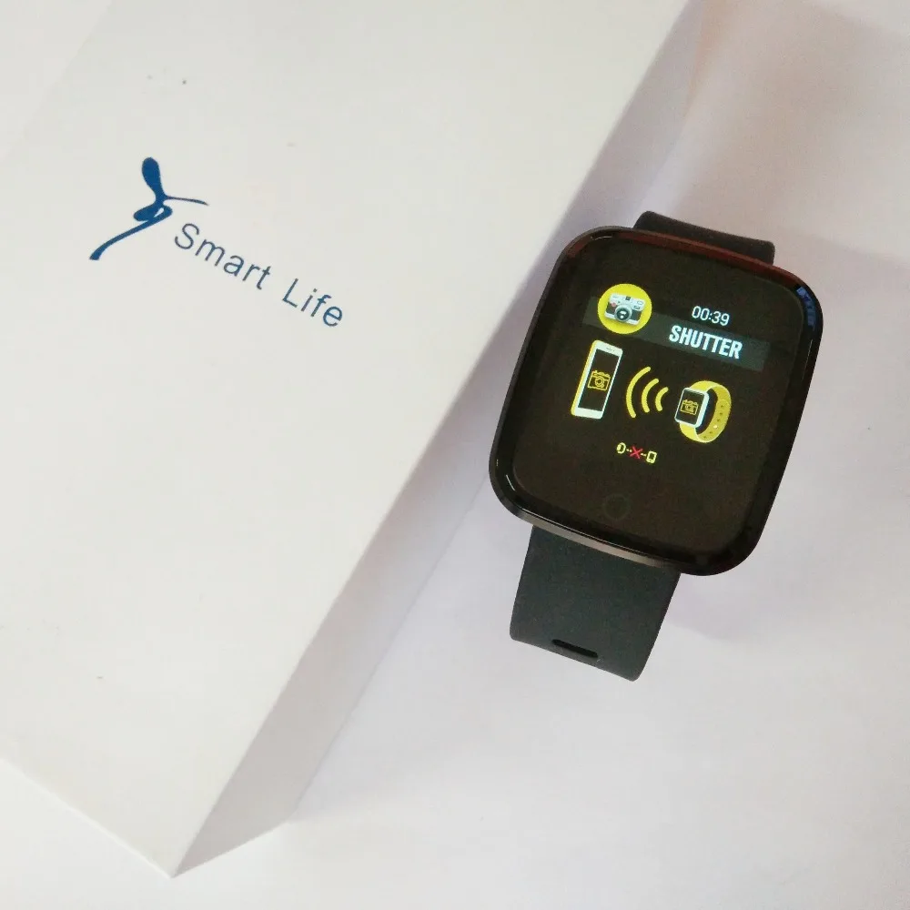 SOVOGU B40 Breath Light Smart band V6 Color Screen Heart Rate monitor Fitness tracker Bracelet sport Wristband for IOS Android